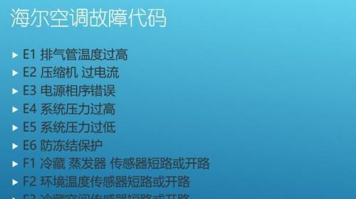 解决以美的空调e方故障的维修方法（快速修复您的以美的空调故障）